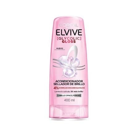 Elvive glycolic gloss acondicionador 400ml
