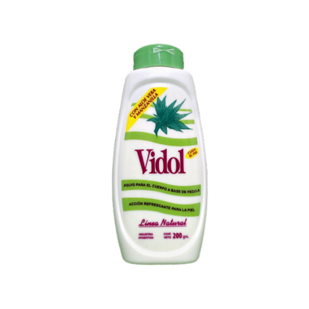 Vidol Talco aloe vera y manzanilla 200gr