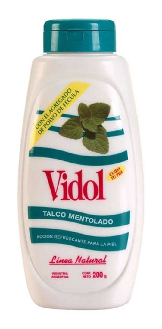 Vidol Talco Mentolado 200gr