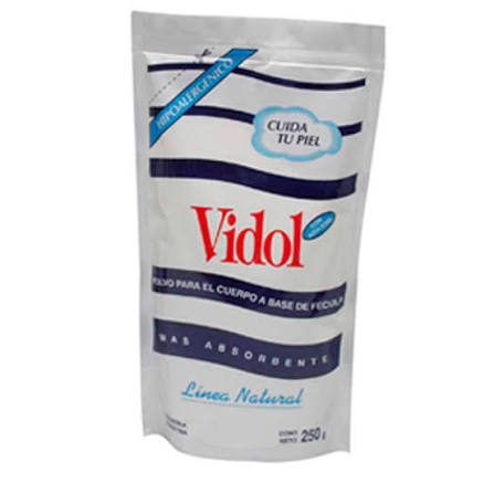 Repuesto talco vidol hipoalergenico 250gr