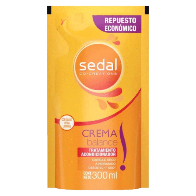 Sedal Acondicionador Crema Balance Repuesto 300ml