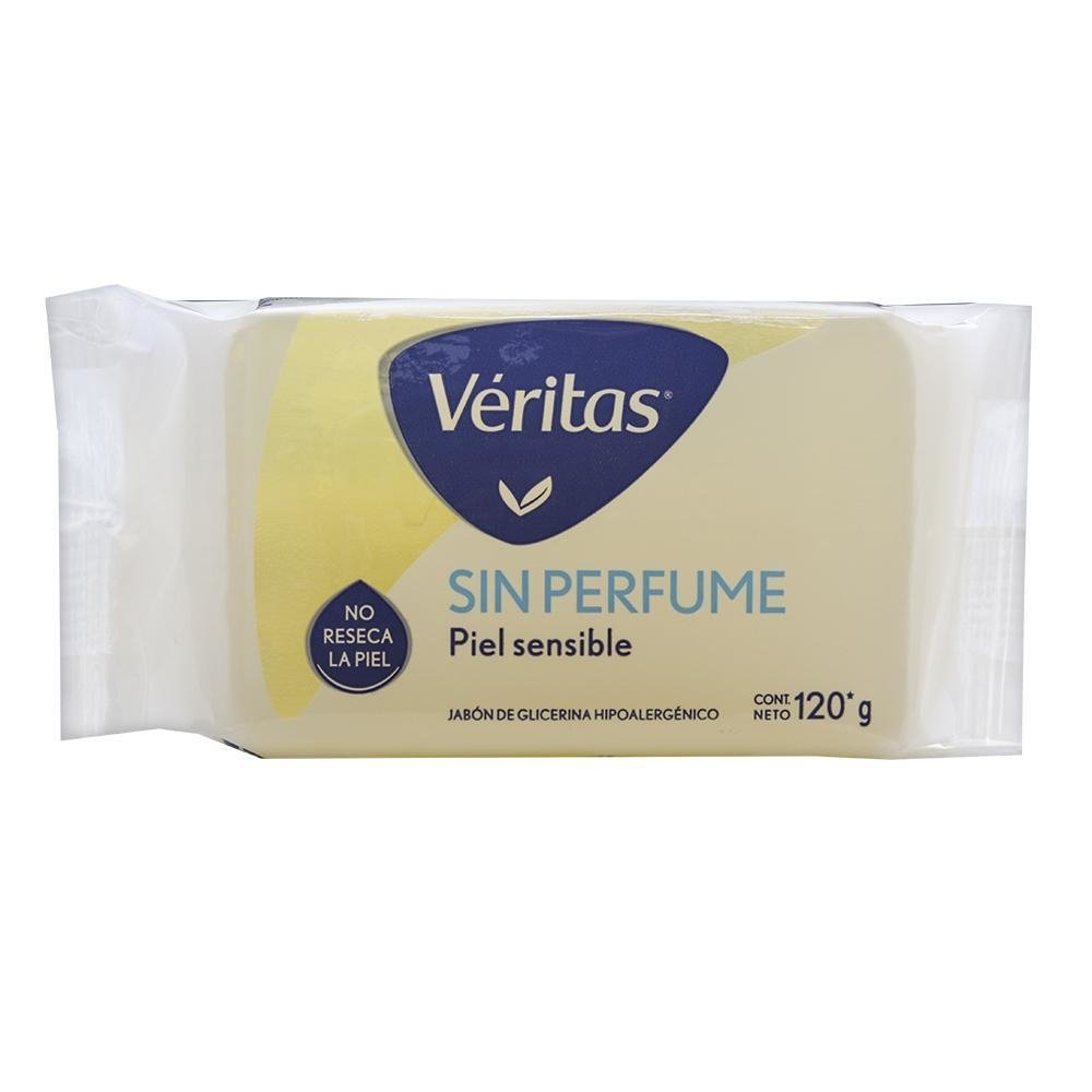 Jabon de glicerina Veritas Sin perfume 120gr