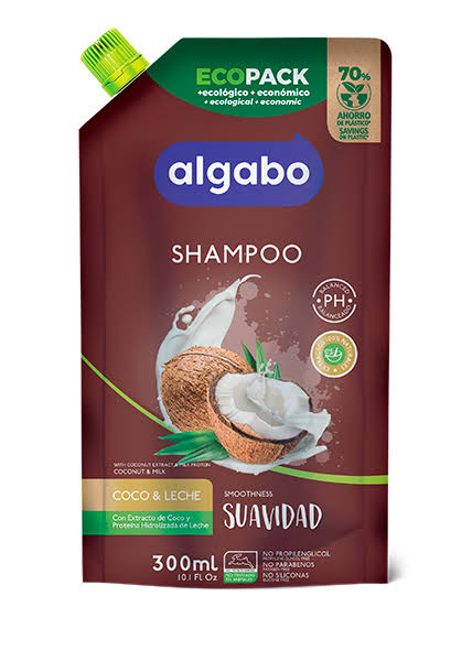 Algabo Ecopack Shampoo Suavidad 300ml