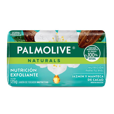Jabón de tocador Palmolive nutrición exfoliante 125gr