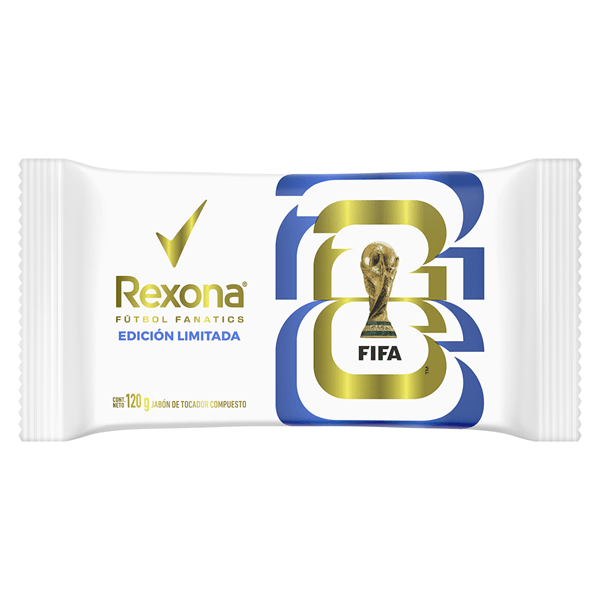 Jabon de tocador Rexona Futbol Fanatics 120gr