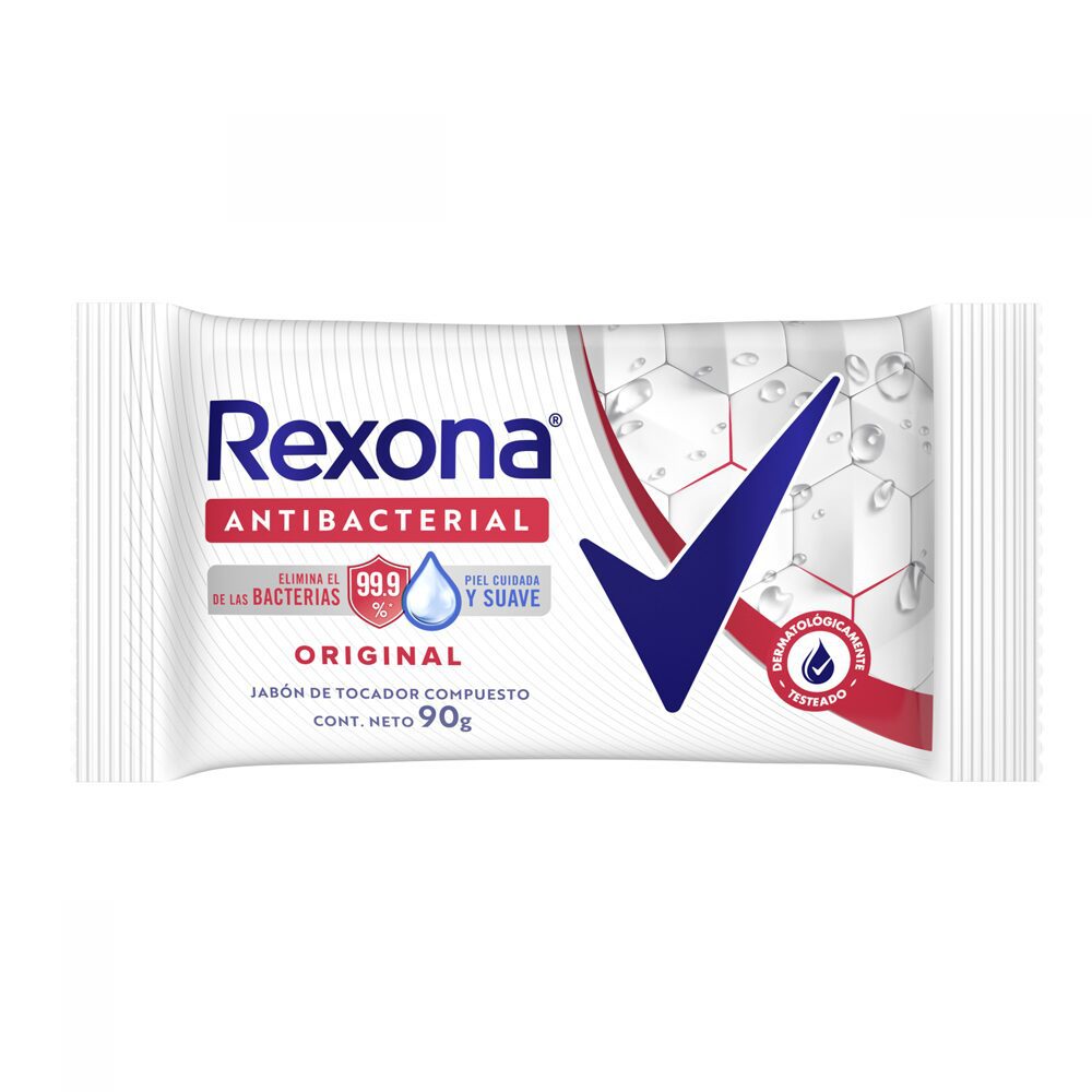 Jabon de tocador Rexona Antibacterial Original 90gr