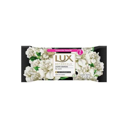 Jabon de tocador Lux Jazmin Cremoso 3 x 120gr