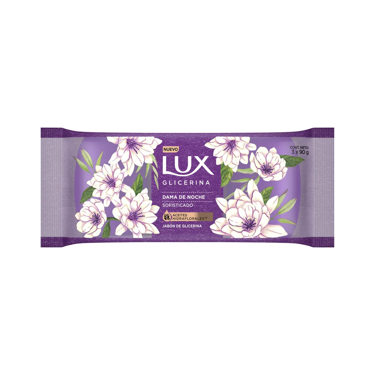 Jabon de tocador Glicerina Lux Dama de noche 90gr