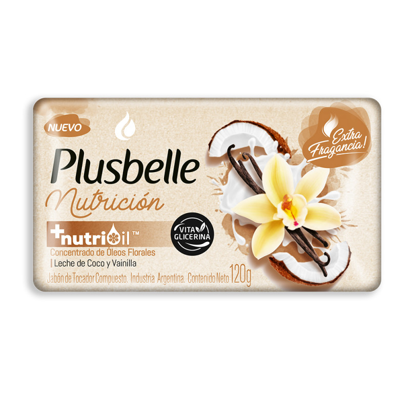 Jabon de tocador Plusbelle Nutricion x120gr
