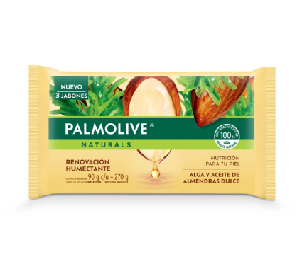 Jabon de tocador Palmolive Renovación Humectante  3 x90gr