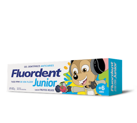 Gel Dentífrico Fluordent Junior 60gr