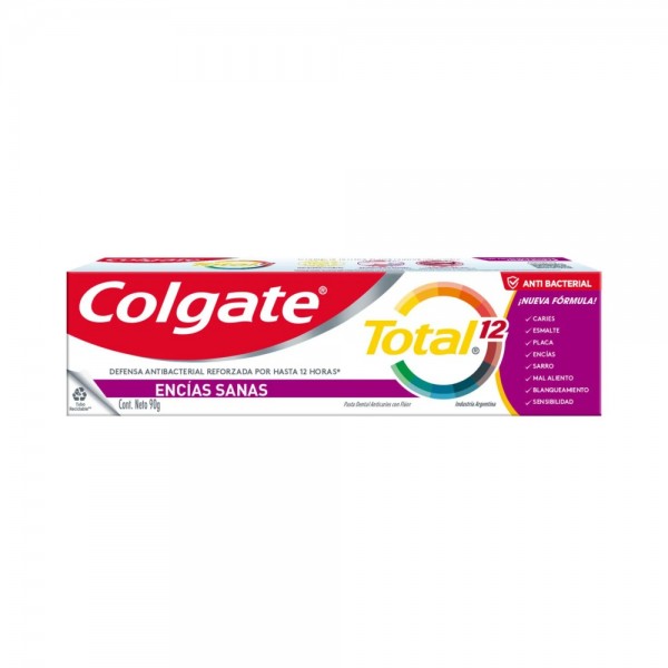 Pasta Dental Colgate Total 12 Encías Sanas 90gr