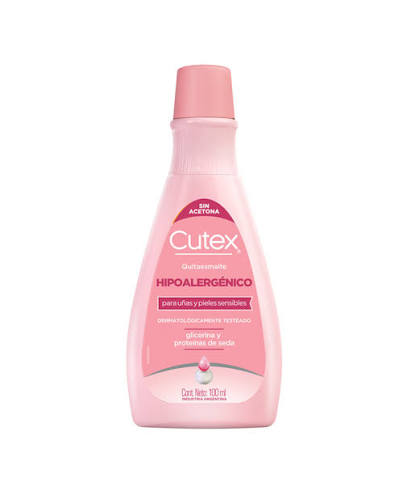 Quitaesmalte Cutex Hipoalergenico 100ml