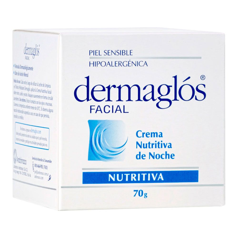 Crema Nutritiva de Noche Dermaglos 70gr