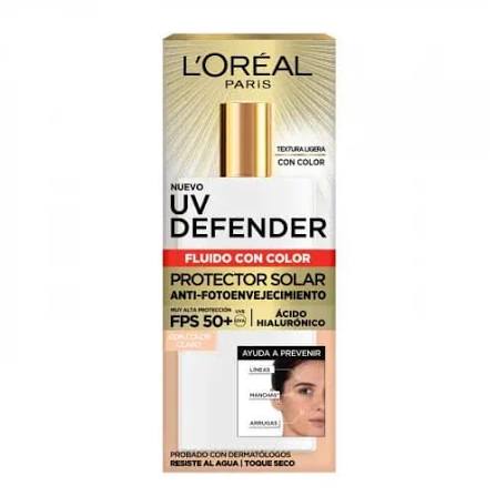 Protector Solar Fluido Con Color Claro L`oreal