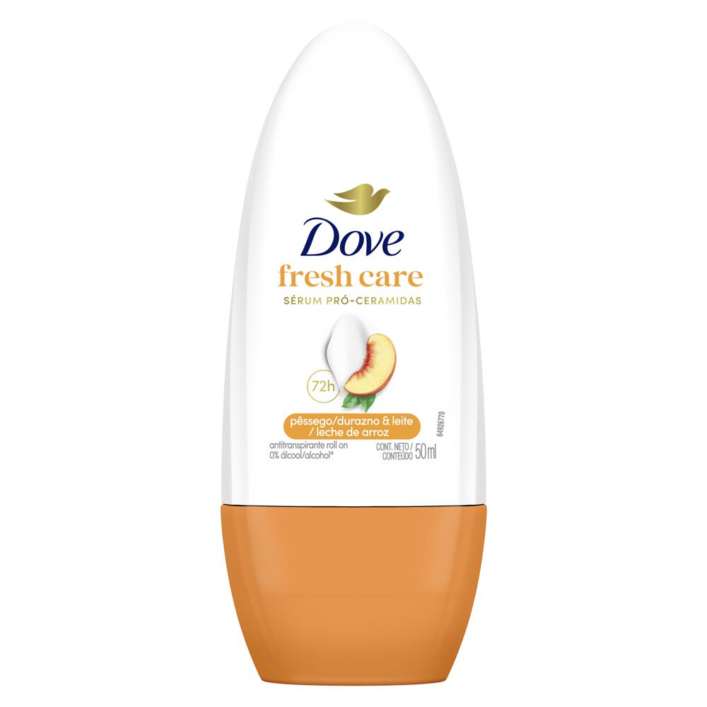 Desodorante Dove Roll-On Durazno & Leche de Arroz 50ml