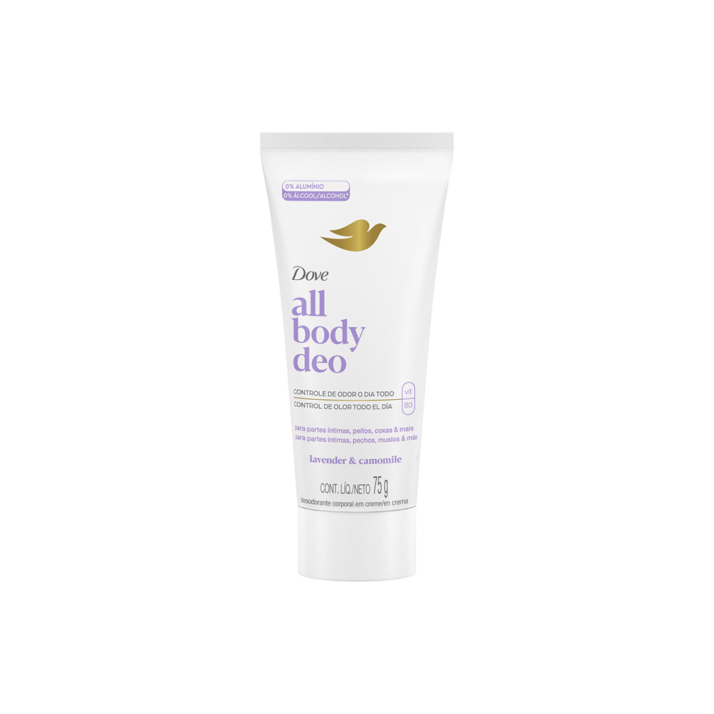Desodorante Corporal en Crema Dove All Body Lavender x75gr