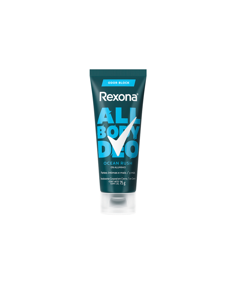 Desodorante Corporal en Crema Rexona All Body Ocean Rush 75gr