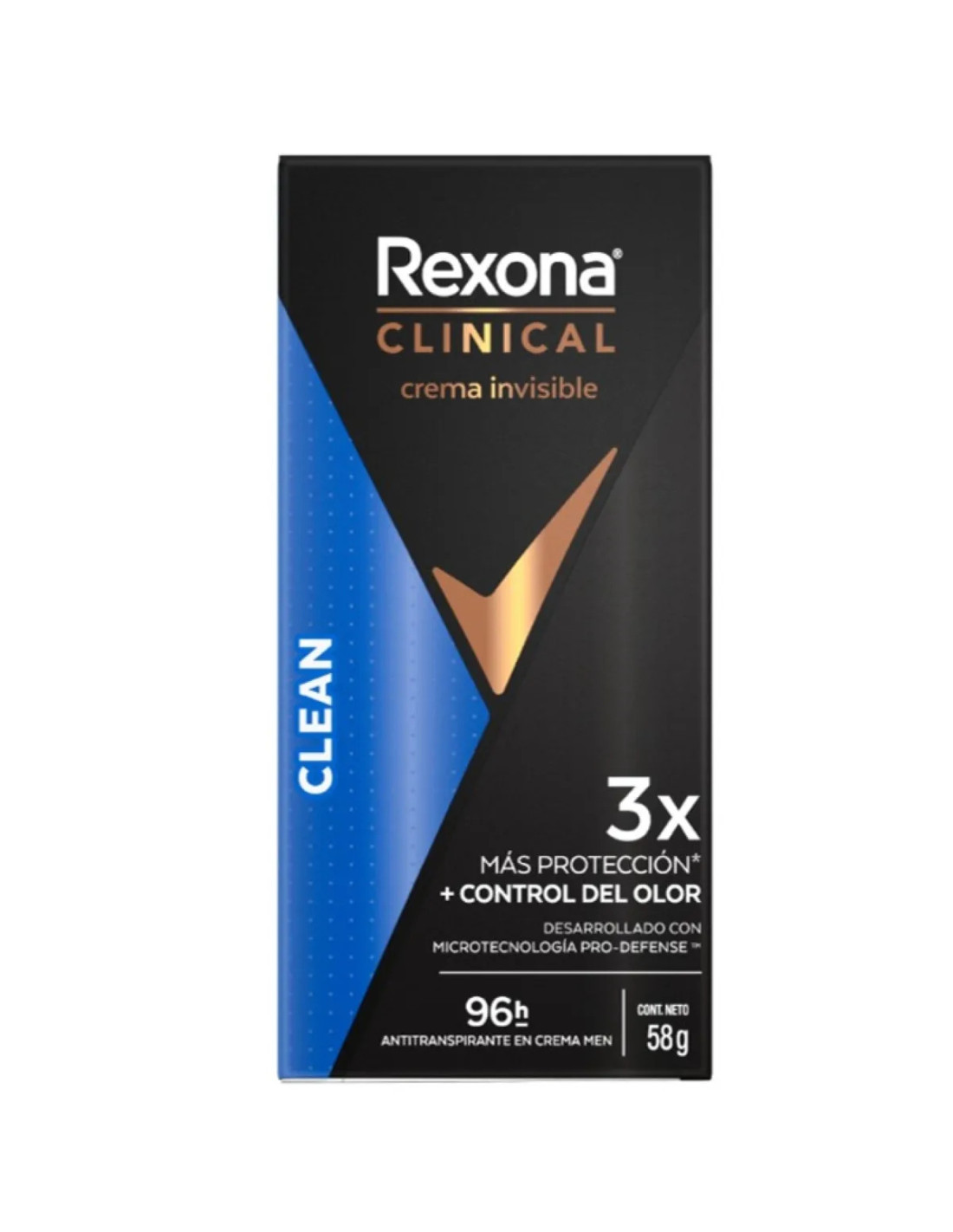 Rexona Clinical Clean en Crema  58gr