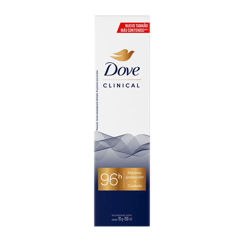 Dove Clinical Men Aerosol 96hs de Proteccion 150ml