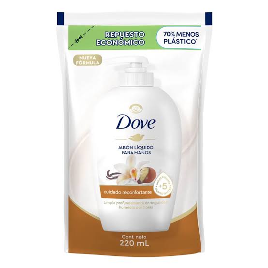 Repuesto Jabón Liquido Dove Cuidado Reconfortante 220ml