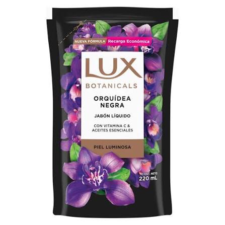 Repuesto Jabon Liquido Lux Orquídea Negra 220ml