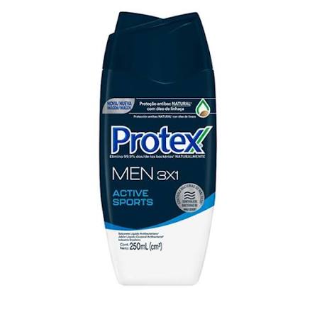 Jabon Liquido Protex Men 3x1 250ml