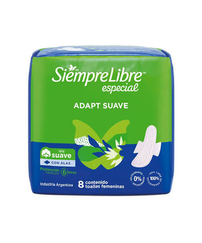Toallas Siempre Libre Especial Adapt Suave x8