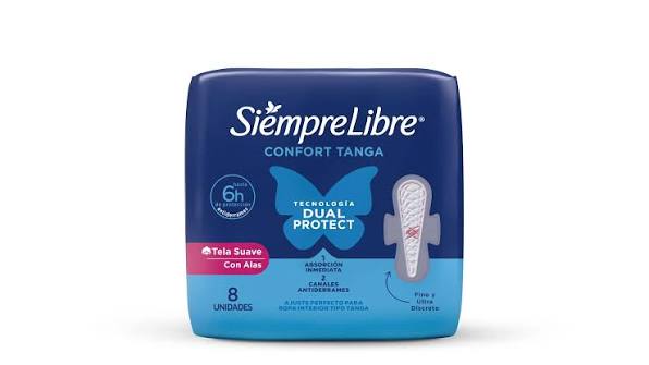 Toallas Siempre Libre Confort Tanga x8