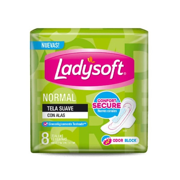 Toalla Ladysoft Normal Soft x8
