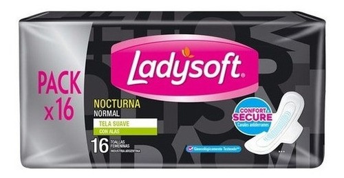 Toalla Ladysoft Nocturna Normal x16