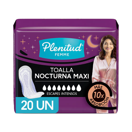 Toalla Plenitud Nocturna Maxi x20